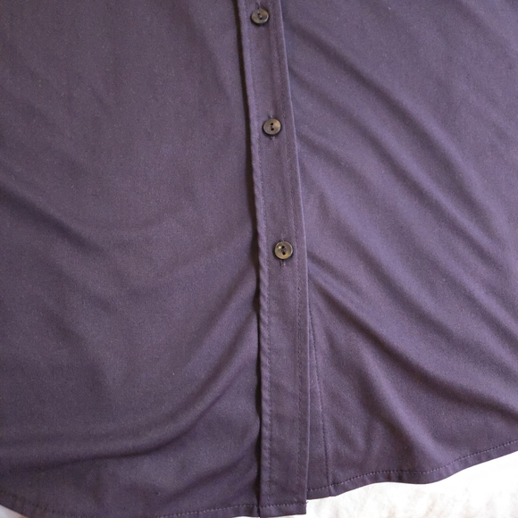 Venezia Women's Dark Royal Purple Button Down Shirt 18/20 - Picture 3 of 11